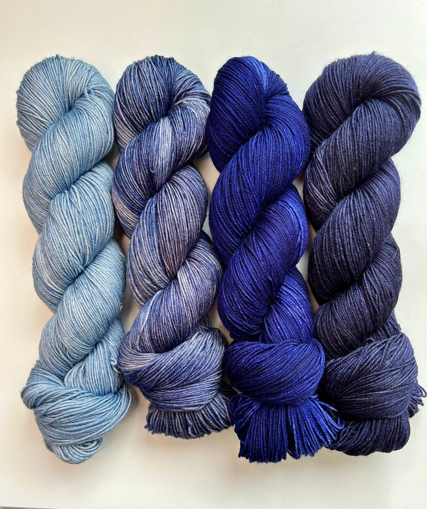 Capsule Bleu | Westknits MKAL23 | Fingering Lane